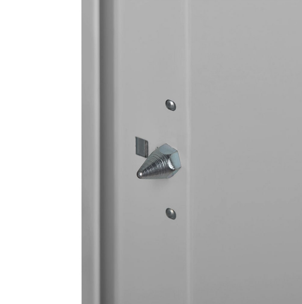 BLOC PORTE MÉTALLIQUE BÂTI D'ANGLE 1V NON FEU 1300 x 2050 RAL 9016 gallery image